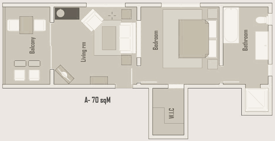 Palacina Suite Floor plan
