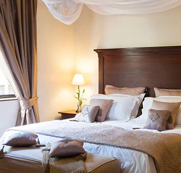 Elegant hotel bedroom